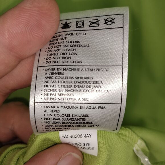 Nike Golf Polo Shirt Men Large Lime Green Short Sleeve Dri Fit Casual Swoosh NEW - Picture 14 of 15